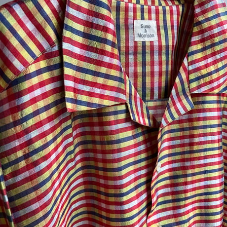 Silk Plaid Bowler Shirts Regular