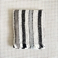 Gara-bou Medium Stole Kabe WS 50×190cm (Twill Stripe - Light Gray)