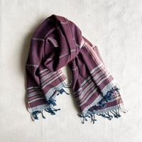 Organic Khadi Basket Bath Towel (Wine)