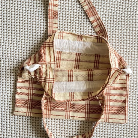OG Jacquard Drawstring Tote (Brown)