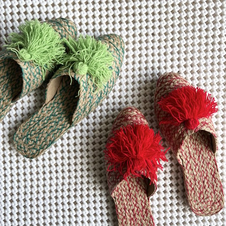 Abaca Sandal "Tassels"