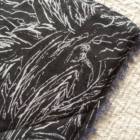 60x5 Printed Cushion Place Mats #Triostar - Black