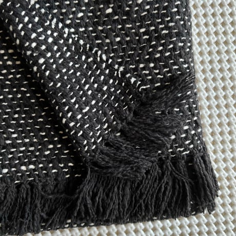 Gara-bou Medium Stole Kabe WS 50×200cm (H.B. Dot Black)