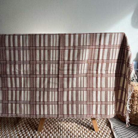 OG Jacquard Throw (Ivory Brown)