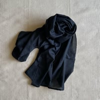 Cotton Silk Stole (Black)