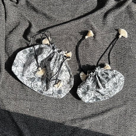 Khadi OX Printed Drawstring Bag