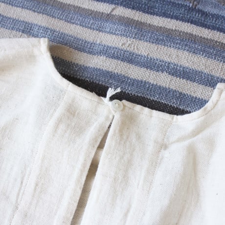 Organic Khadi Coverall Apron (Indigo Selvedge)