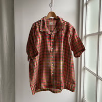 Silk Plaid Bowler Shirts Regular