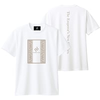 RONER SPORT "minimal box logo paisley" T-shirt WHITE