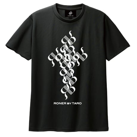 RONER SPORT "RONER CROSS" T-shirt BLACK