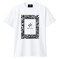 RONER SPORT " box logo zebra" T-shirt WHITE