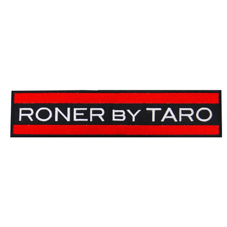 RONER　Red Line Box logo hoody
