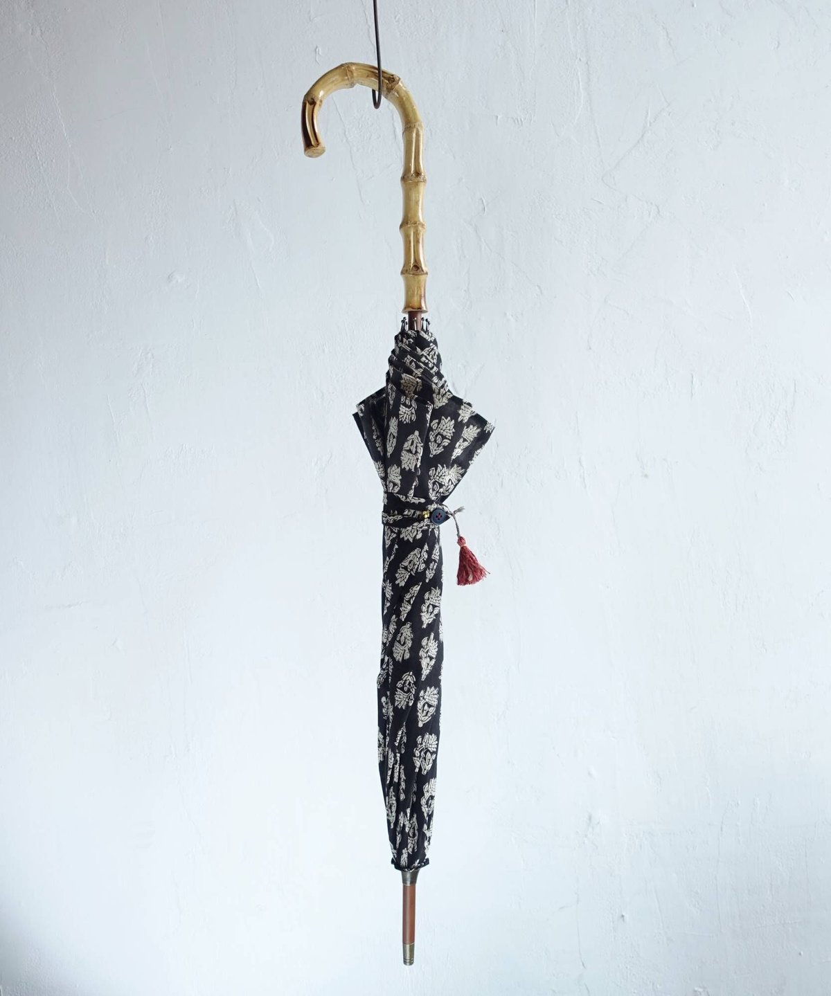 yohojiyamamoto+nor 日傘　ブラック　竹製ハンドル yohojiyamamoto+nor 日傘 ブラック 竹製ハンドル yohojiyamamoto