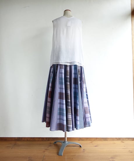Ghagra Lungi mix long 花浅葱
