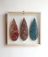 残裂額装 ”Ajrakh,Soviet chintz アジュラク、ソヴィエト更紗 "