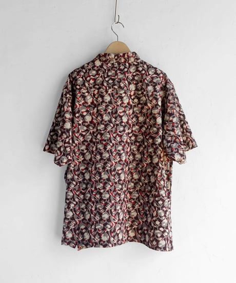 open collar shirts 茶白詰草