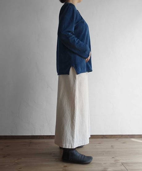 綿麻タックワイドパンツ