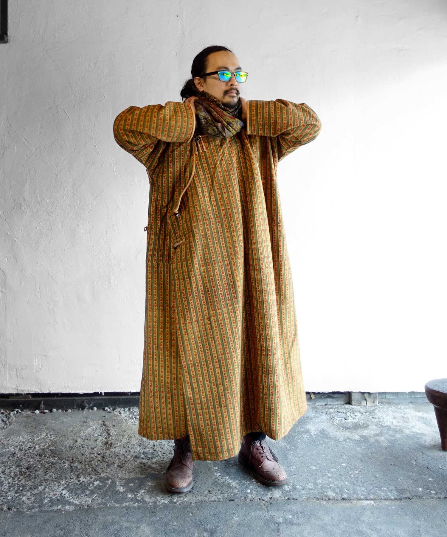 Nomad coat 05 - Mughal stripe | KANNOTEXTILE