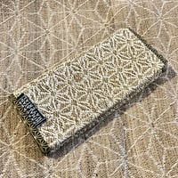 麻の葉織 ヒマラヤンヘンプの長財布 ザクロイエロー