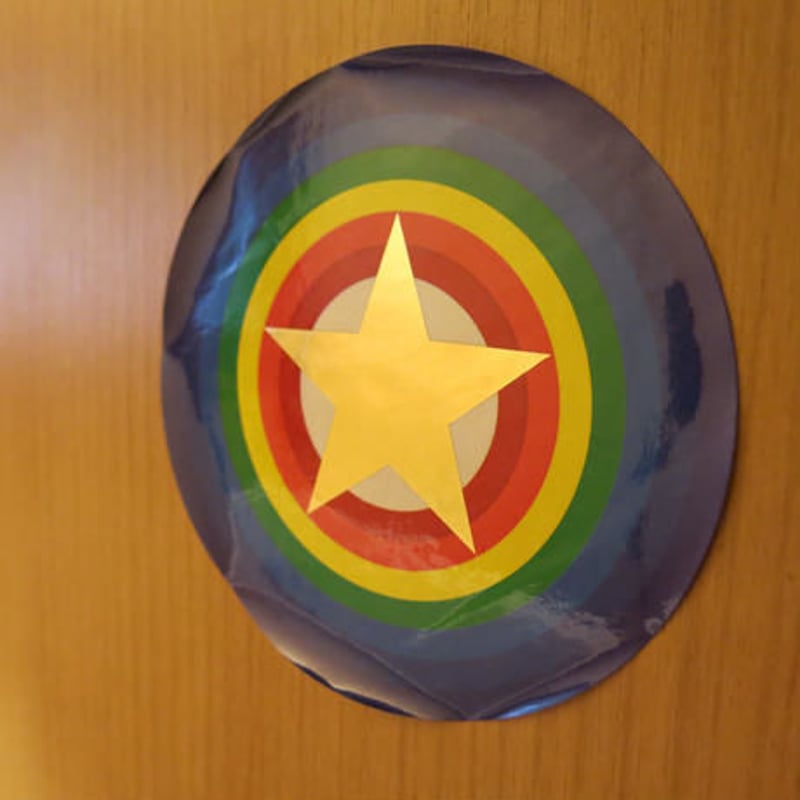 ☆宇宙パワーシール特大サイズ☆と隕石の粉10gセット 【ギベオン