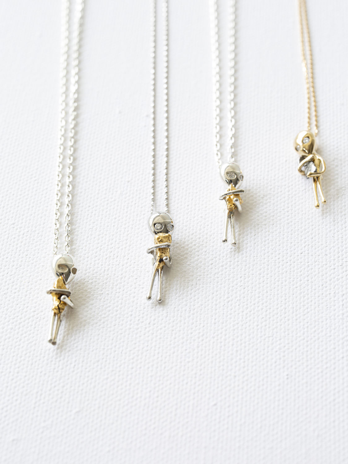 宇宙に帰りたいが開眼した宇宙人ネックレス SV925 目に