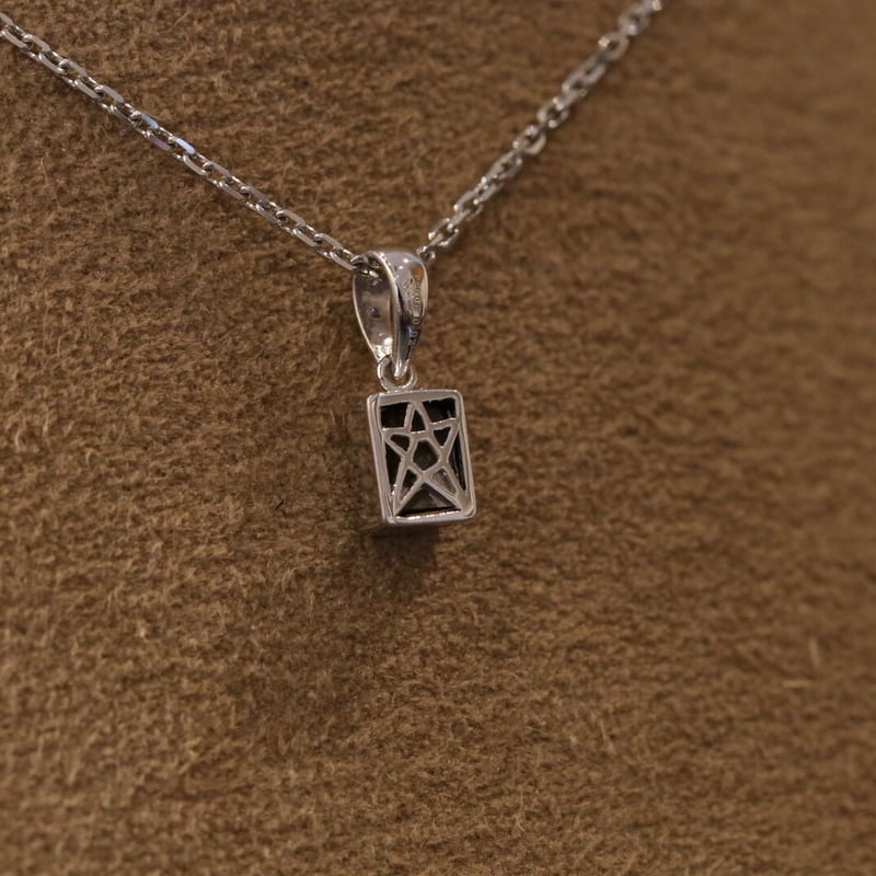 ★(リン！)パラサイト スクエア型 ペンダント②(SA+) パラサイトイミラックPT900ネックレス 〜技〜 | Big' Bang' 隕石直売所