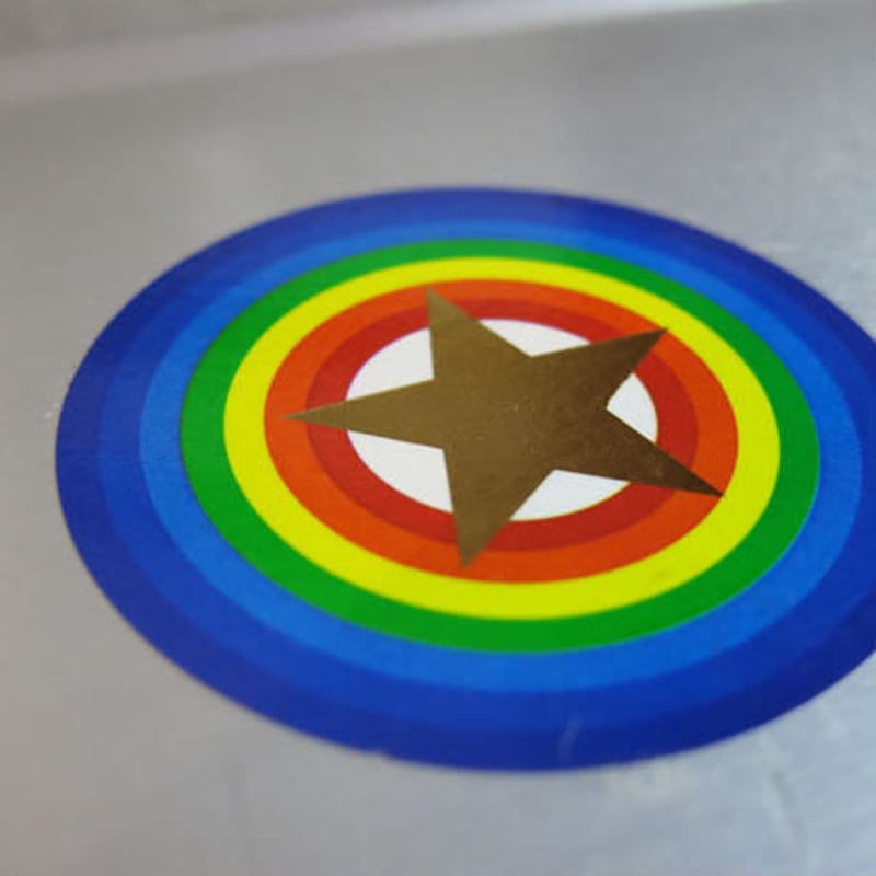 宇宙パワーシール58mm 陰陽5組 10枚セット | Big' Bang' 隕石直売