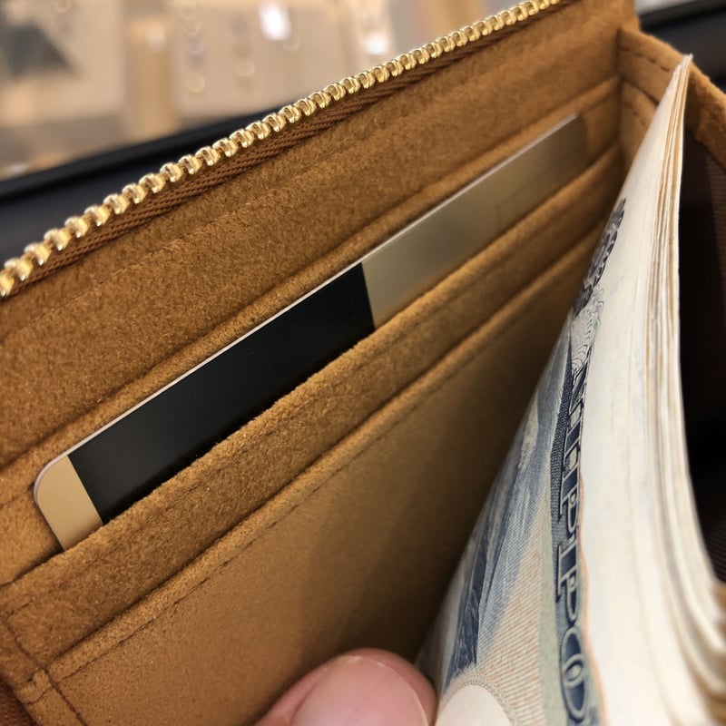 即納可】【マツコさん購入】隕石入り金財布【超隕石改運鰻昇財布