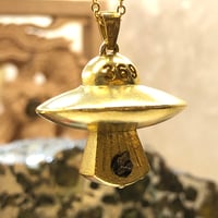 隕石パワー369宇宙船チャーム（キーホルダー or ネックレス）《受注生産品》