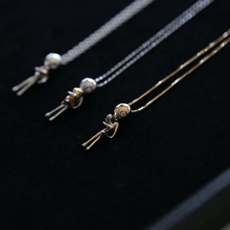 宇宙に帰りたい宇宙人ネックレス SV925 | Big' Bang' 隕石直売所 銀座