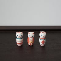 FEVES ねこけし　Cat kokeshi