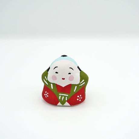 土人形中　福助　Claydoll of Fukusuke