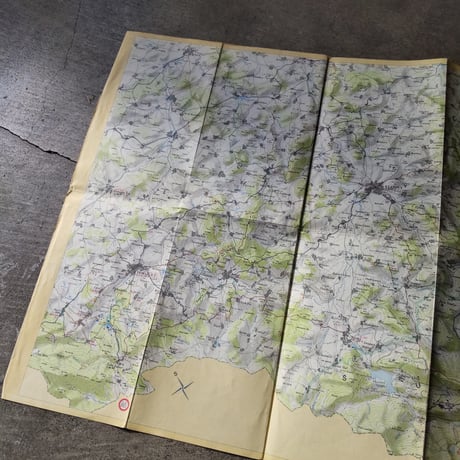チェコの古い地図 Šumava