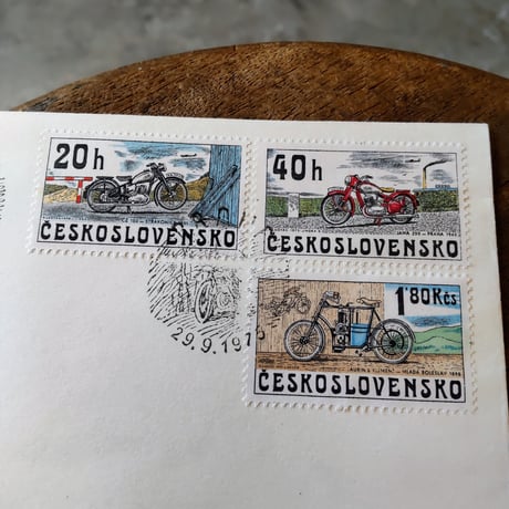 チェコスロバキア FDC バイク