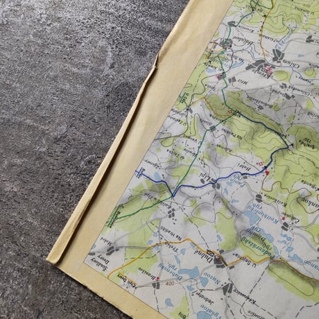 チェコの古い地図 Šumava