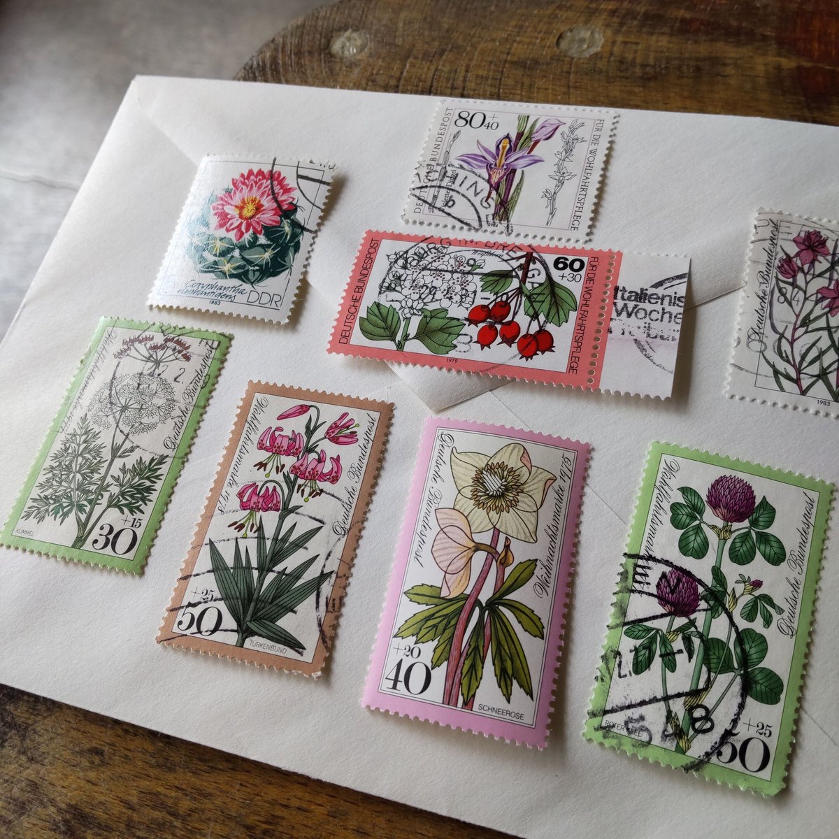 ドイツの古切手 お花 ［B］ | Gemisch