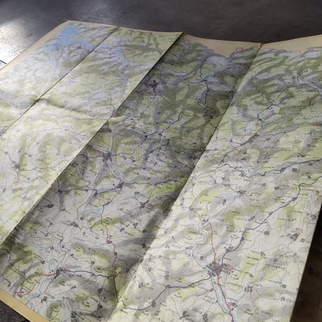 チェコの古い地図 Šumava