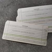 チェコ ヴィンテージのパンチカード3枚セット