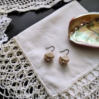 オリジナル チェコのガラスパールのピアス