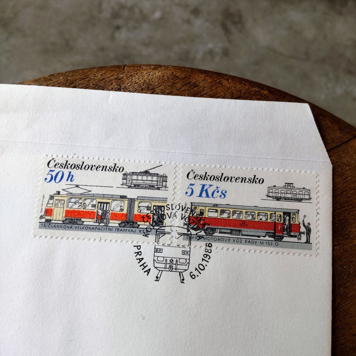 チェコスロバキア FDC 鉄道車両 | Gemisch