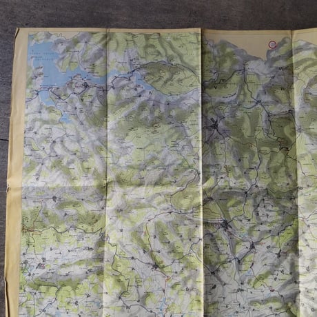 チェコの古い地図 Šumava
