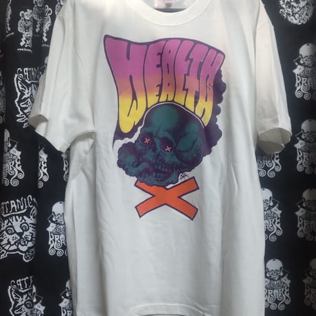 Health is Wealth　健康第一Tシャツ　バニラホワイト