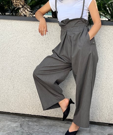 suspenders pants