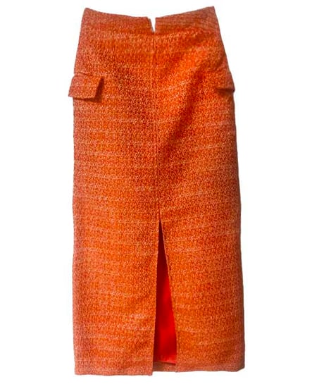 tweed tight skirt