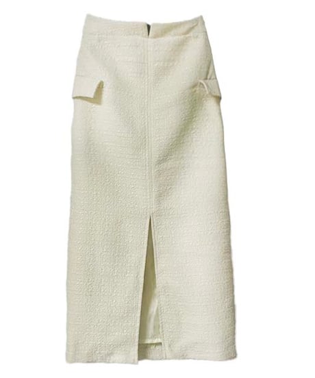tweed tight skirt