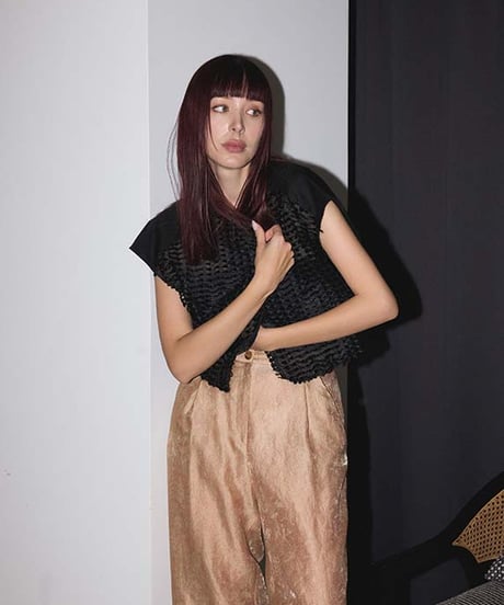 ribbon lace blouse