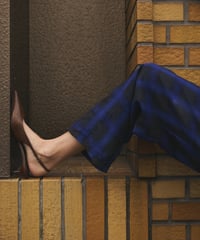 sheer check pants