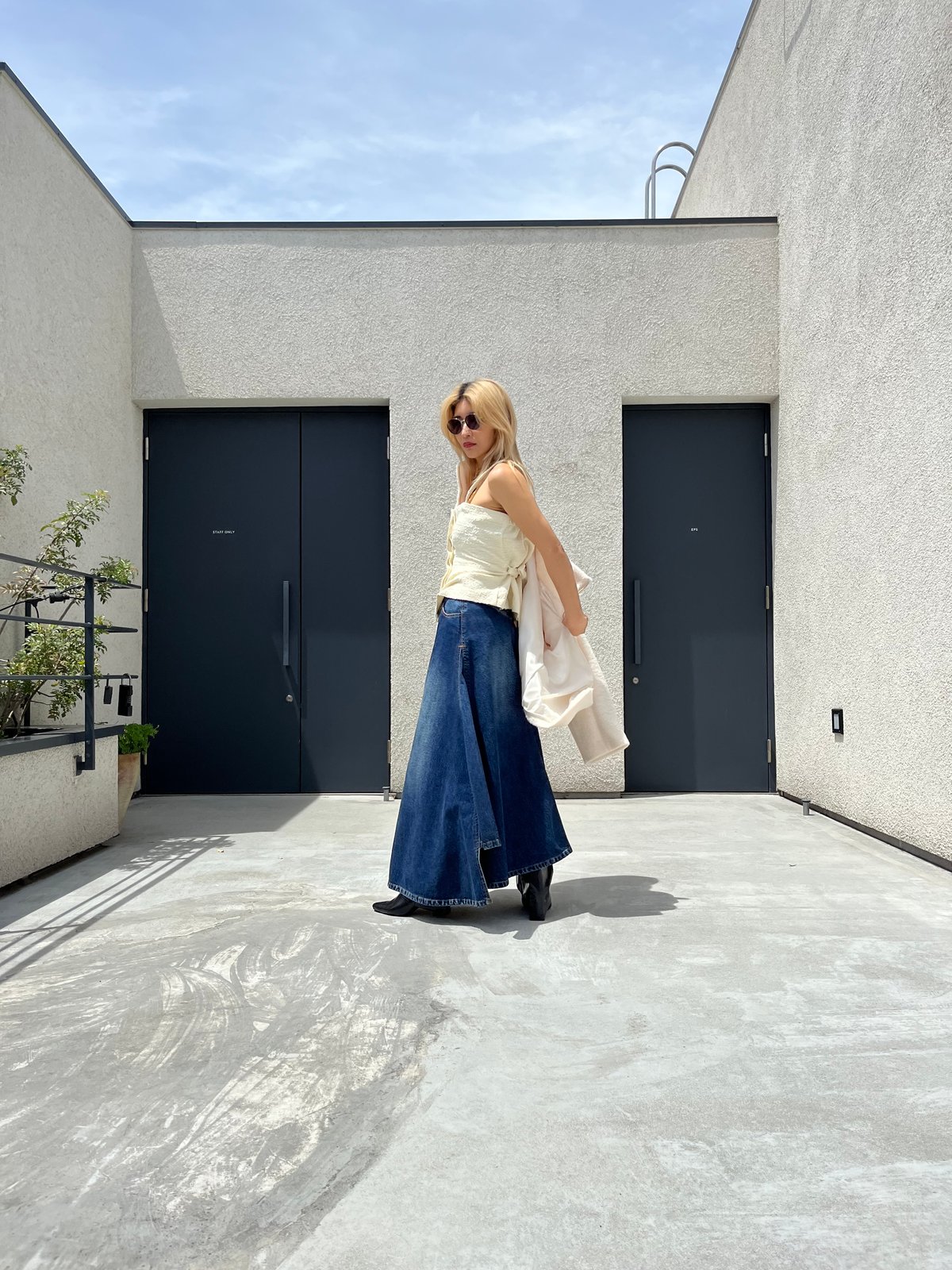 tweed bustier | shrike