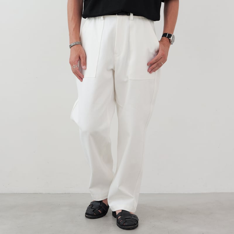 NBB WEEKEND ストレートパンツ ホワイト Z-BU1282STP--1.jpg?crop=center