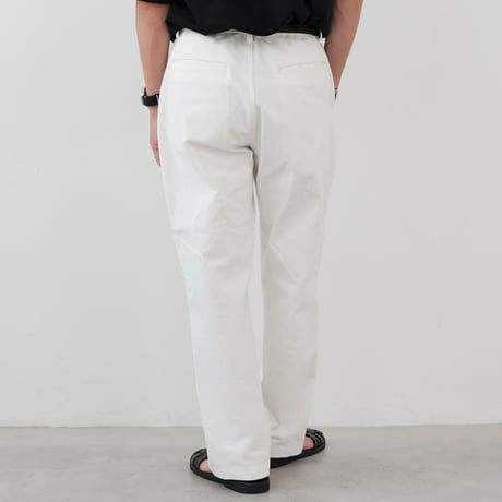 White Baker Pants